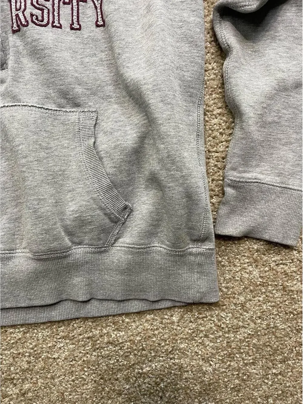 Vintage Harvard University Gray Hoodie Sweatshirt